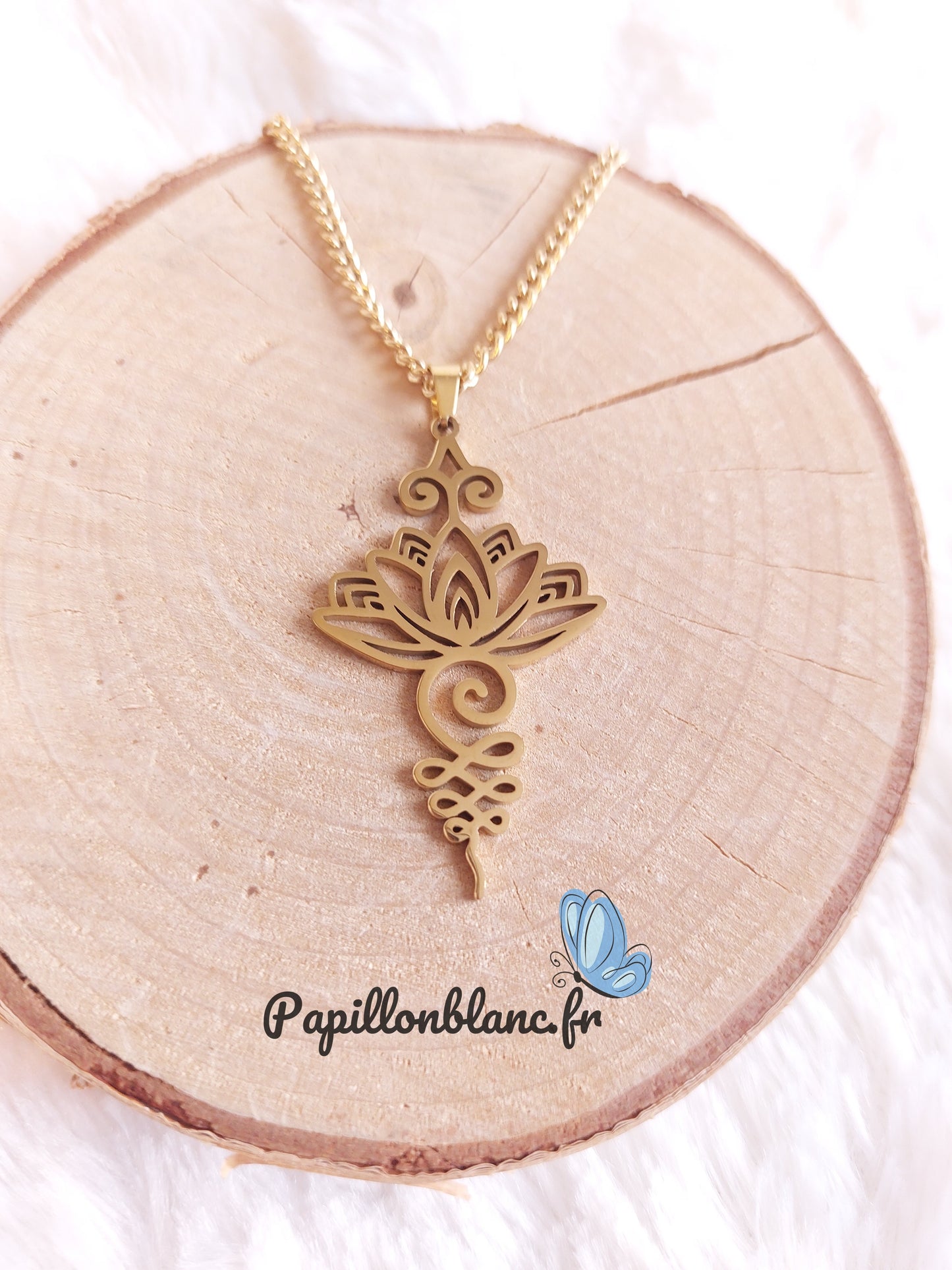 Pendentif Fleur de Lotus