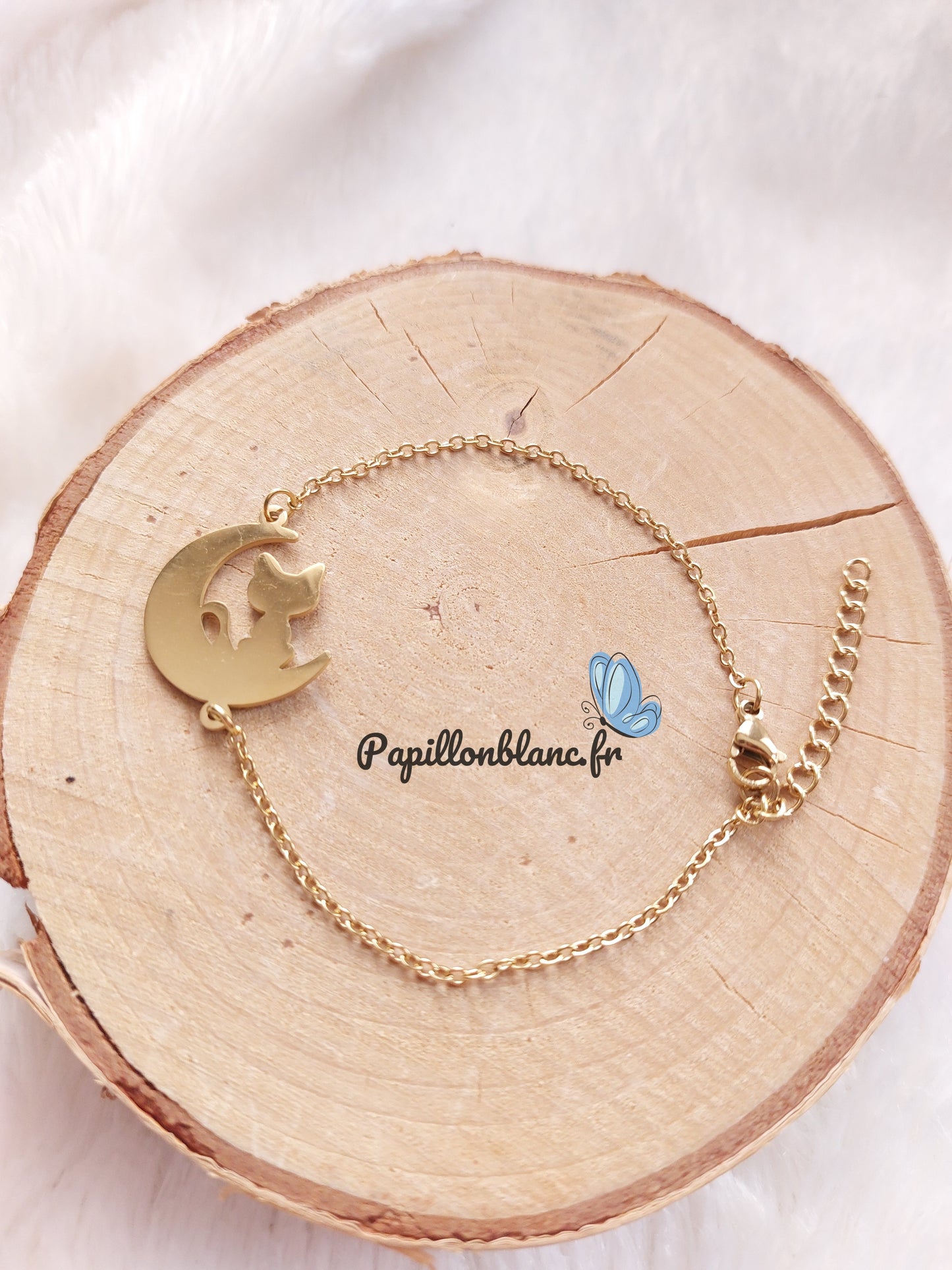 Bracelet Chat sur la Lune