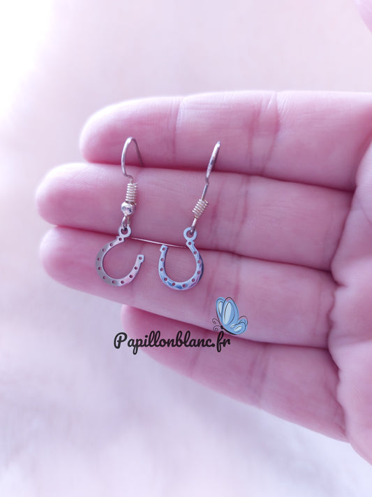 Boucle d'Oreilles Fer à Cheval