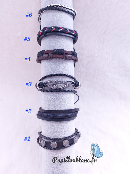 Bracelets cuir