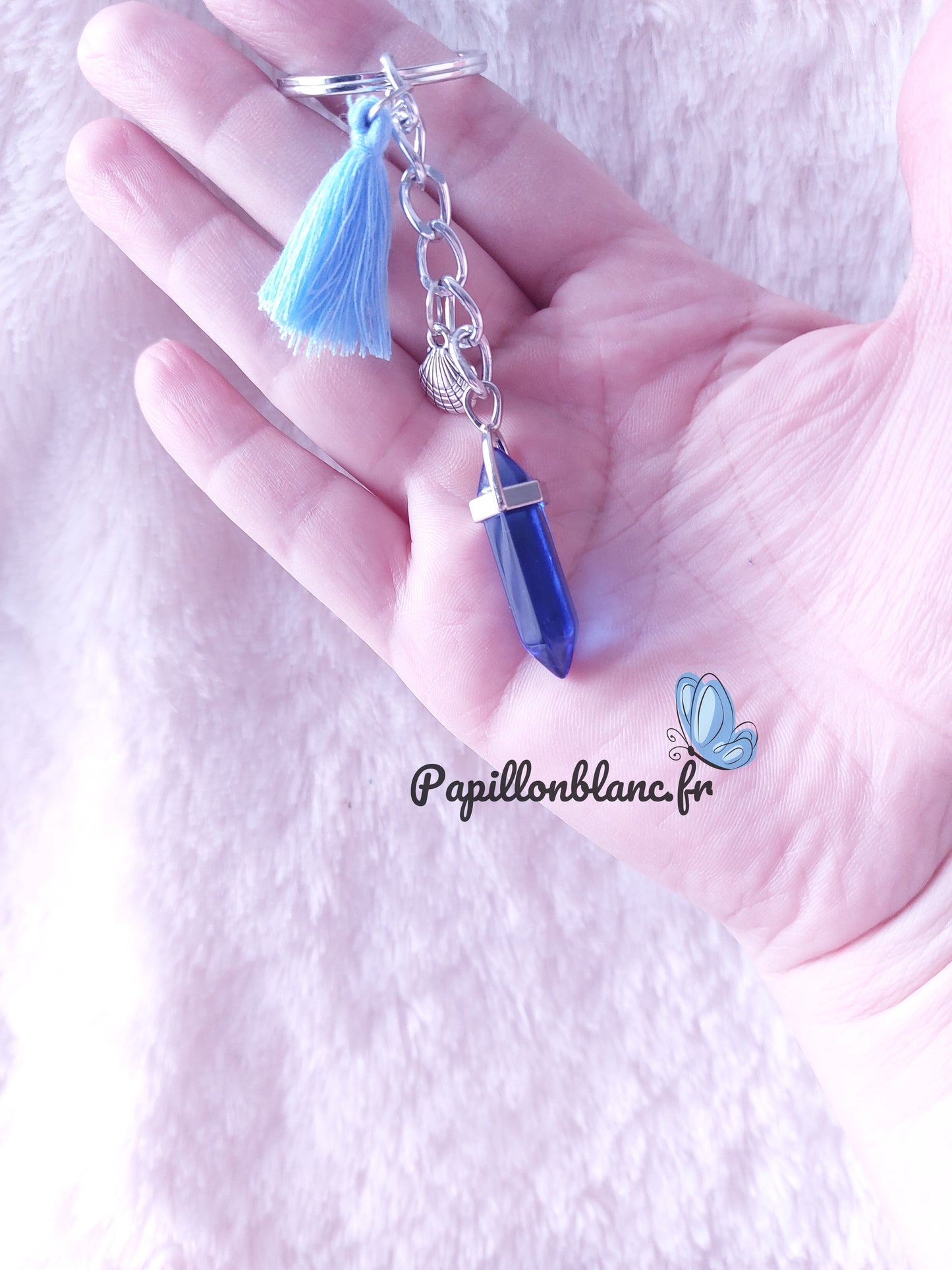 Porte clefs Pointe de cristal