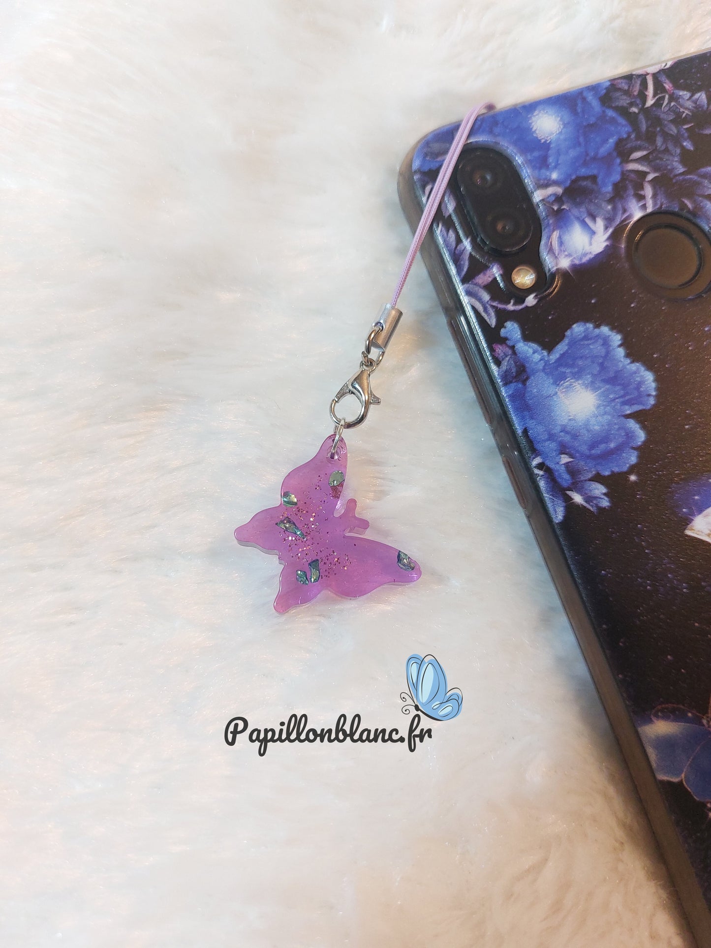 Bijou de téléphone Papillon