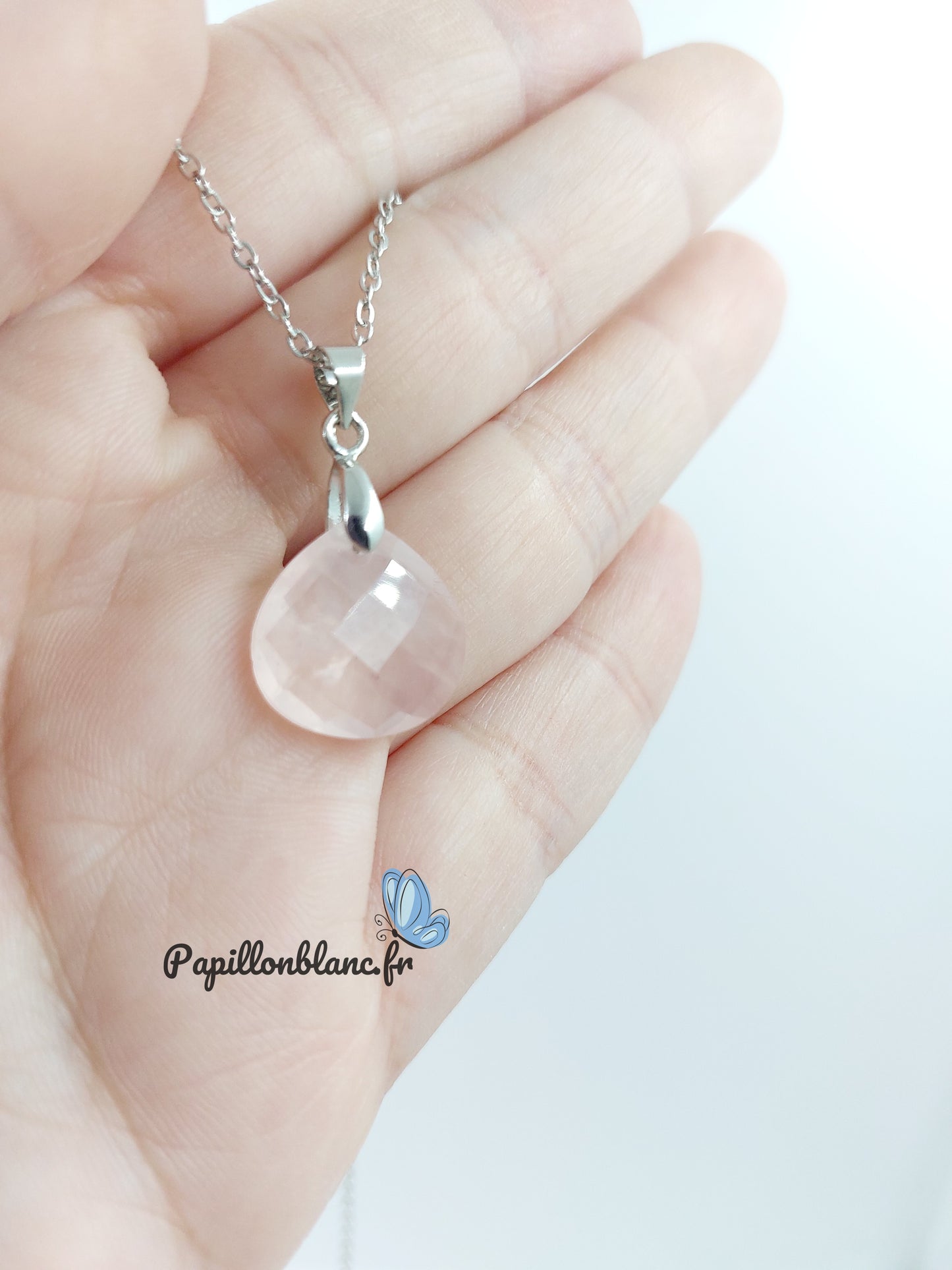 Collier Pierre Naturelle facettée