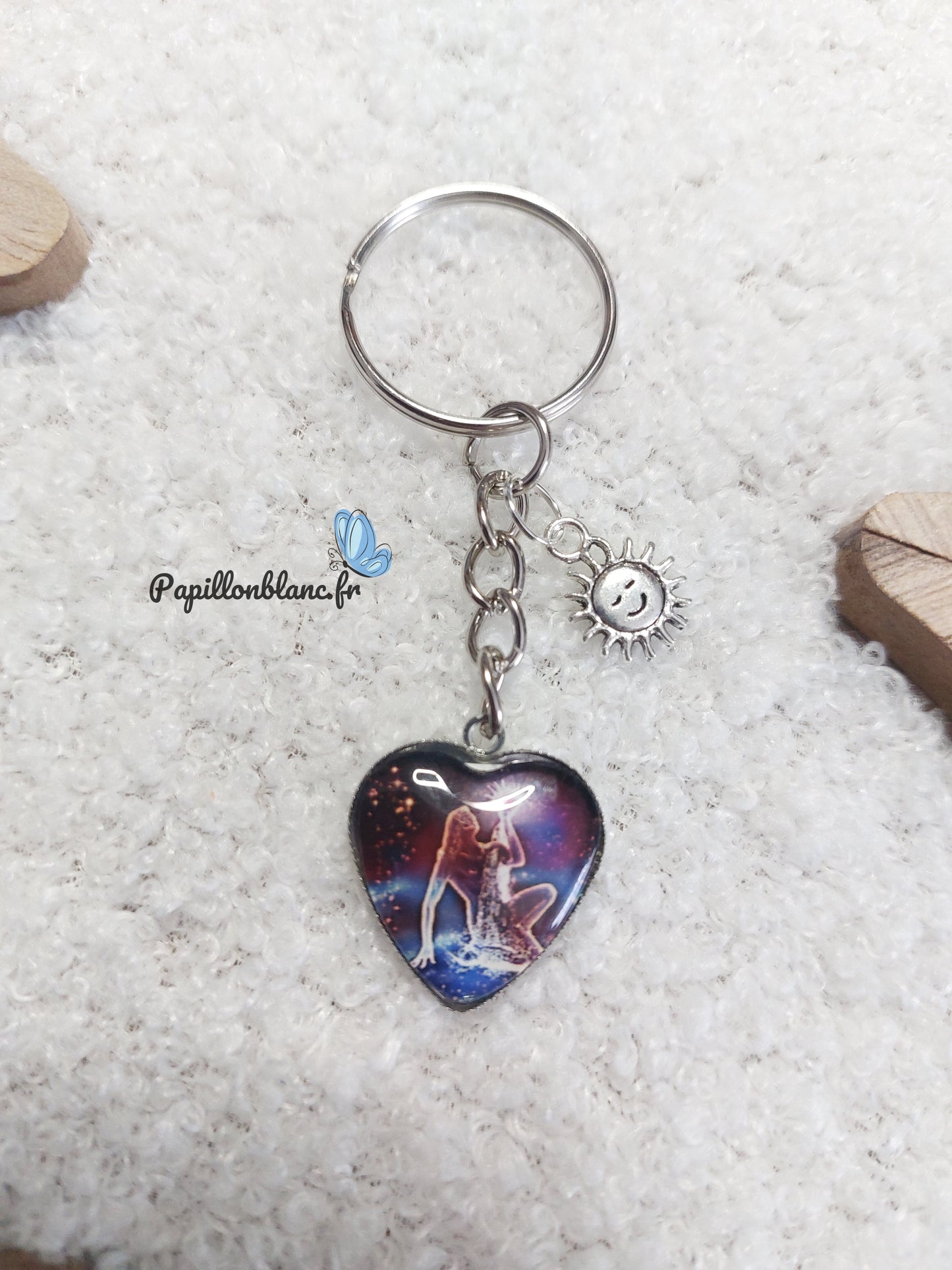 Porte clefs Astro Coeur