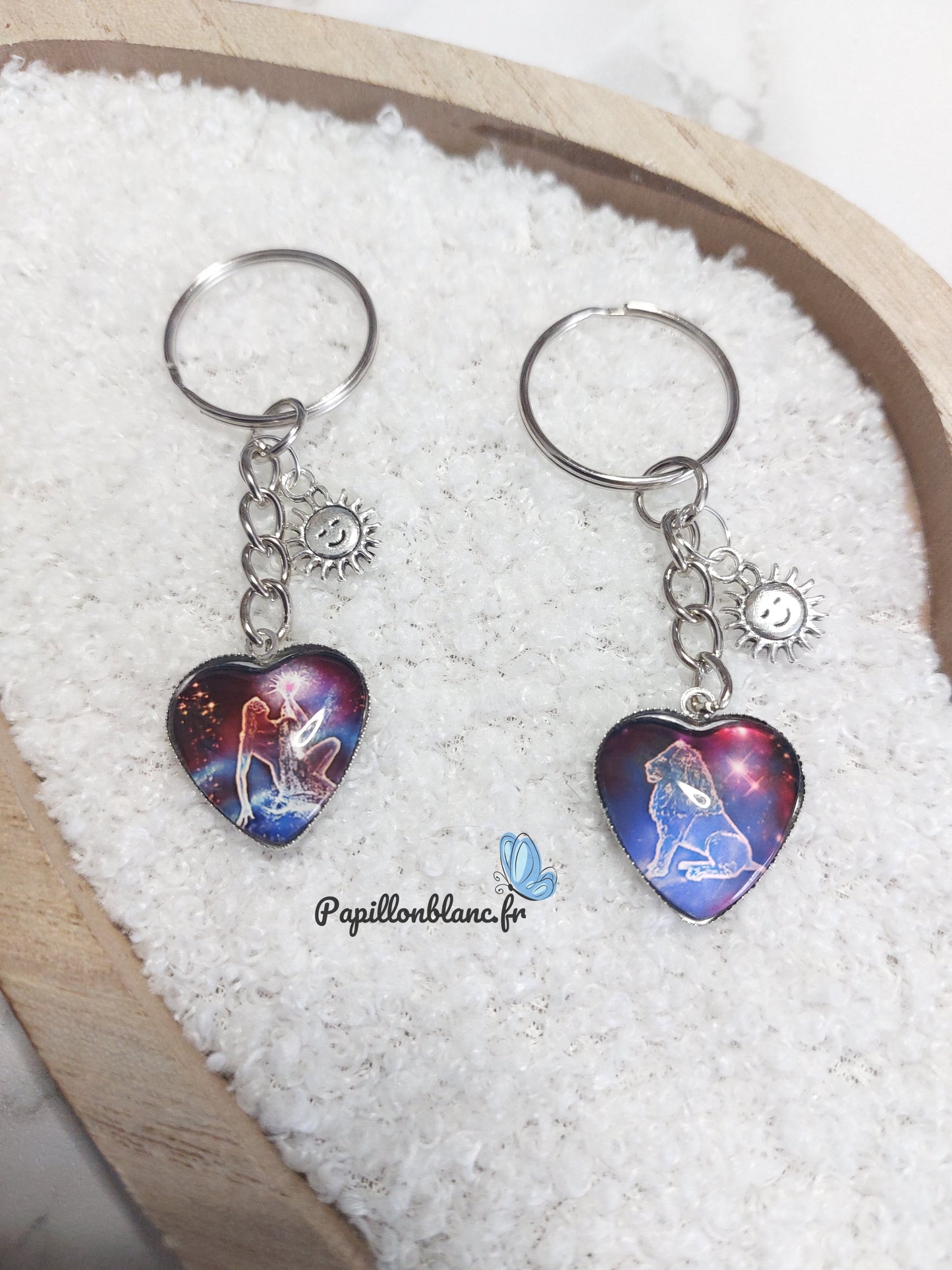 Porte clefs Astro Coeur