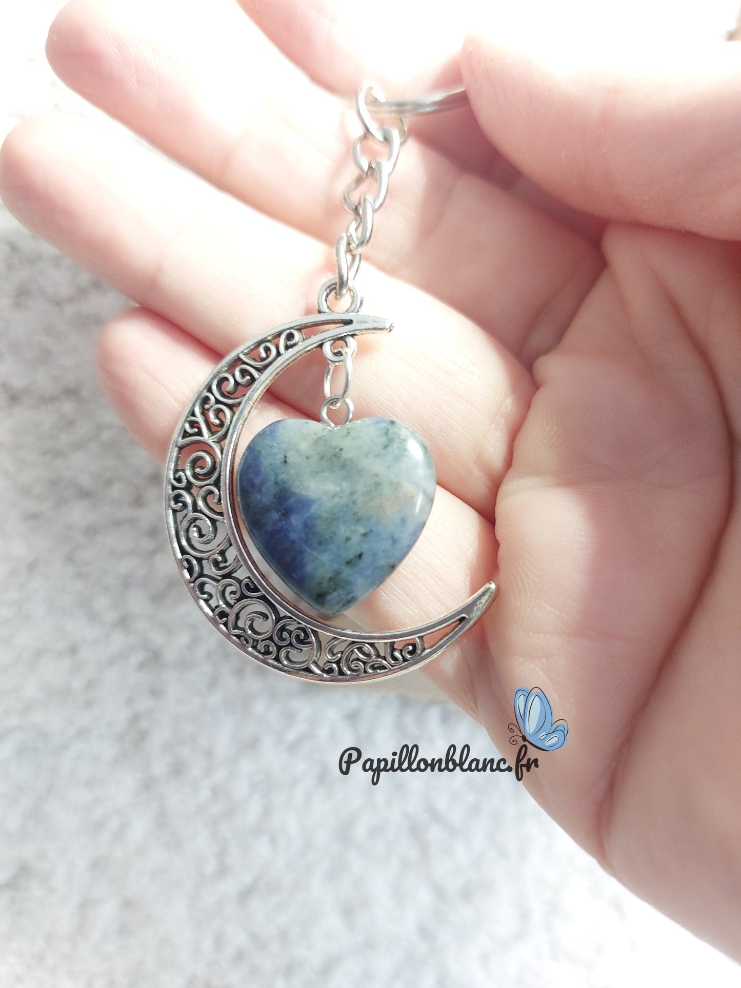 Porte clefs Pierre de Lune