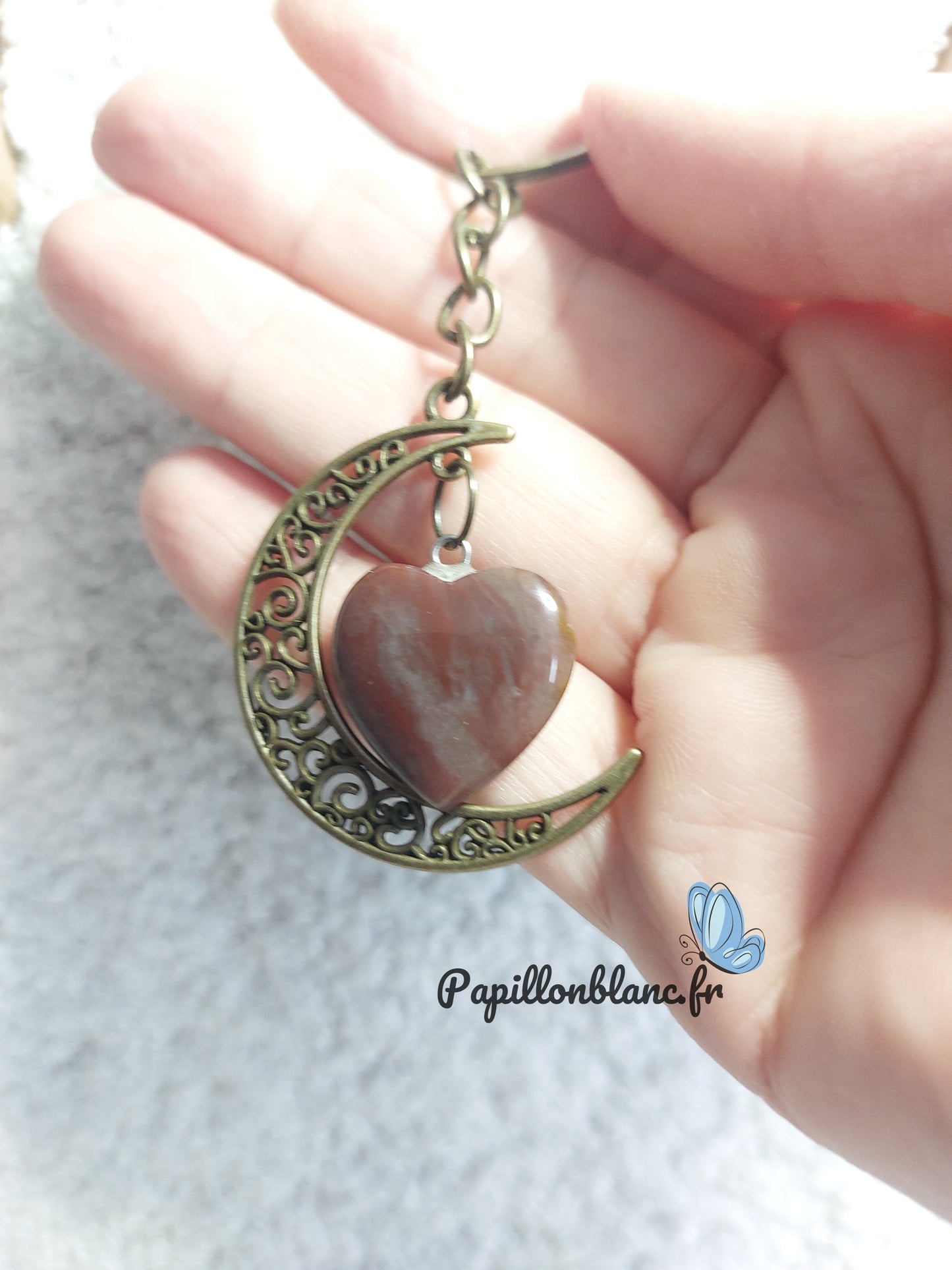 Porte clefs Pierre de Lune