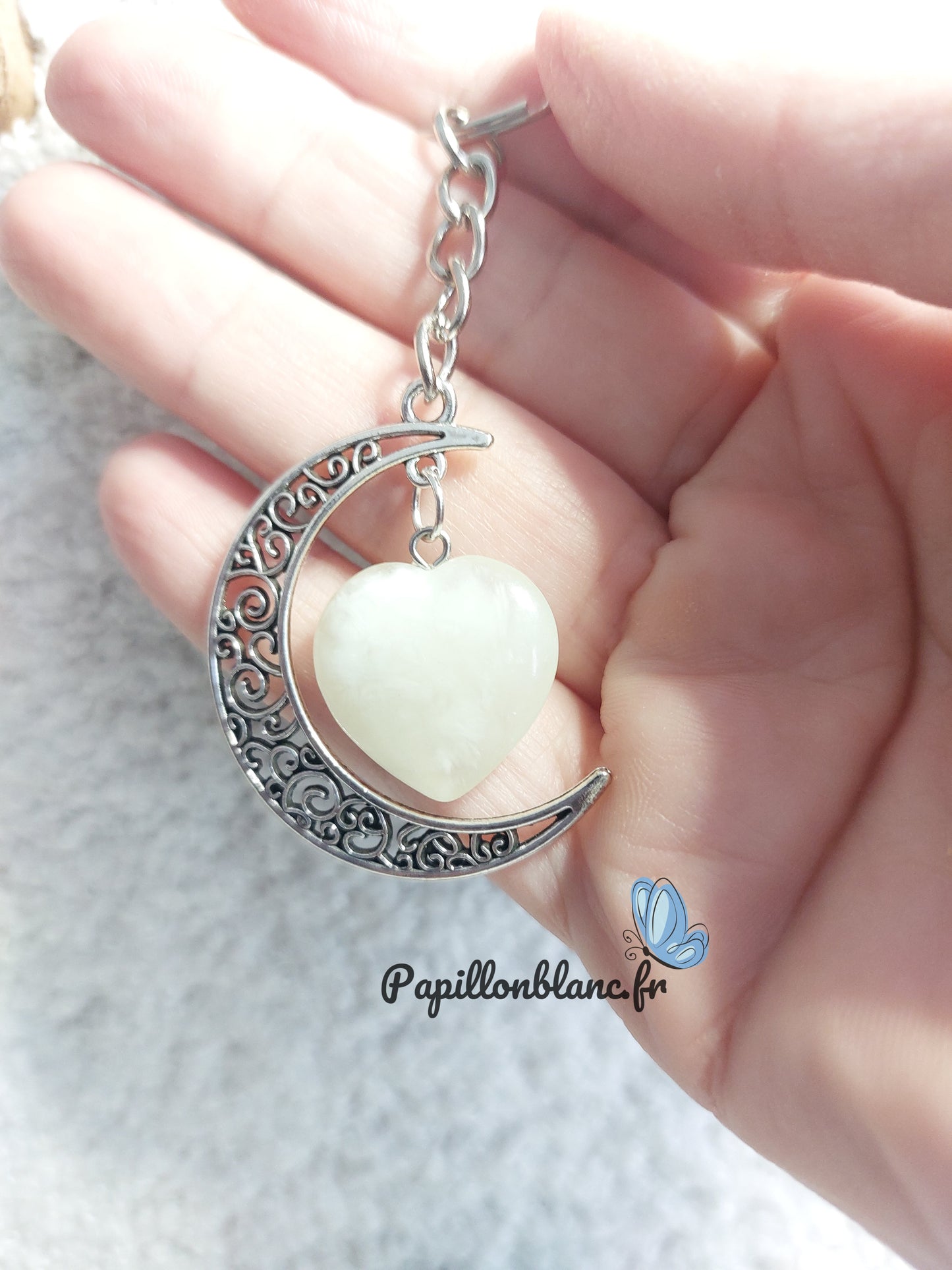 Porte clefs Pierre de Lune