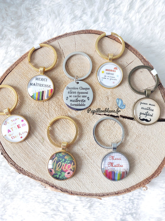 Porte clefs MERCI Ecole