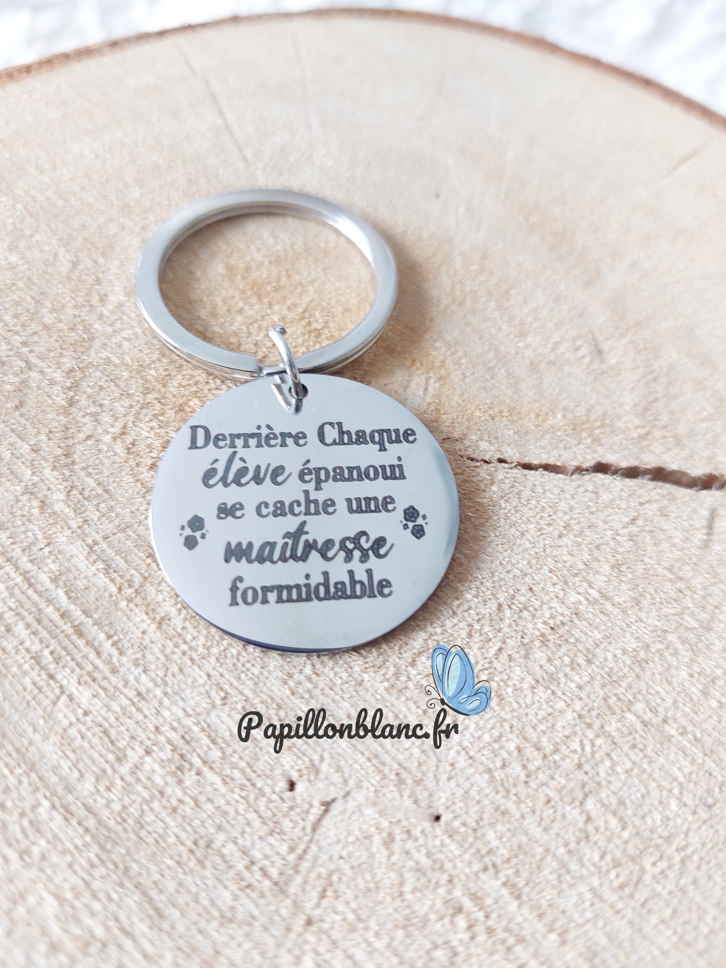 Porte clefs MERCI Ecole