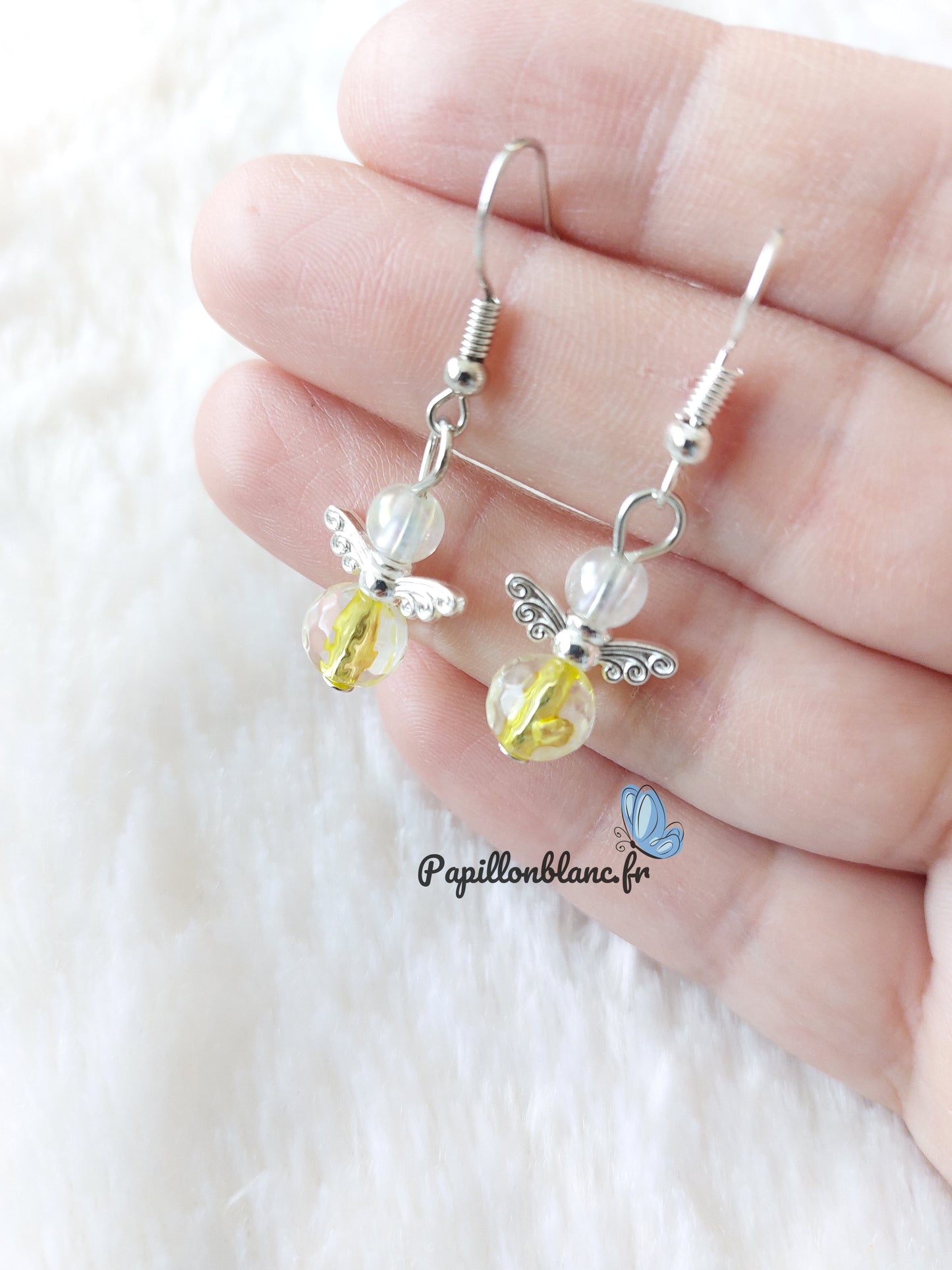 Boucle d'oreilles Ange