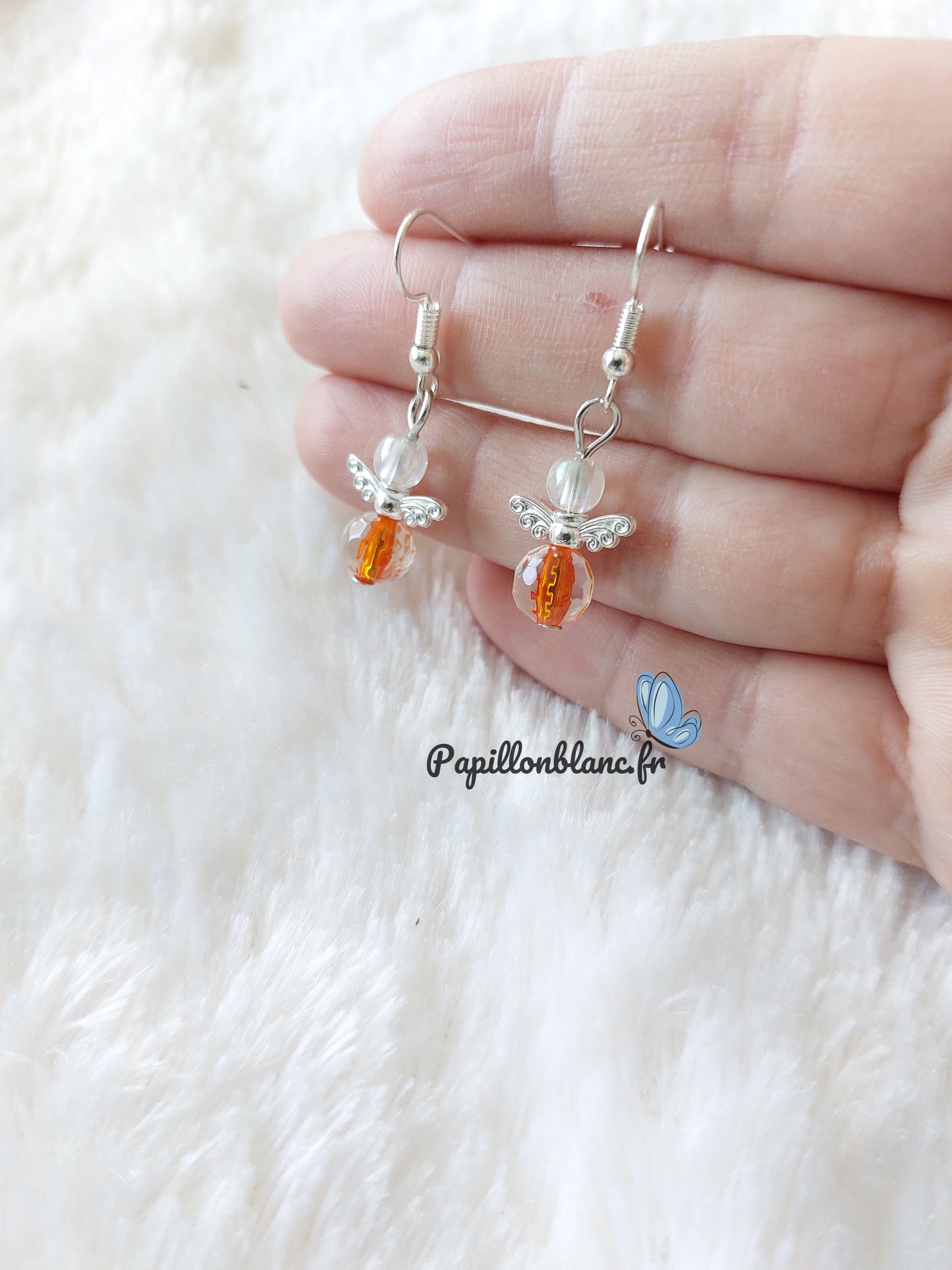 Boucle d'oreilles Ange