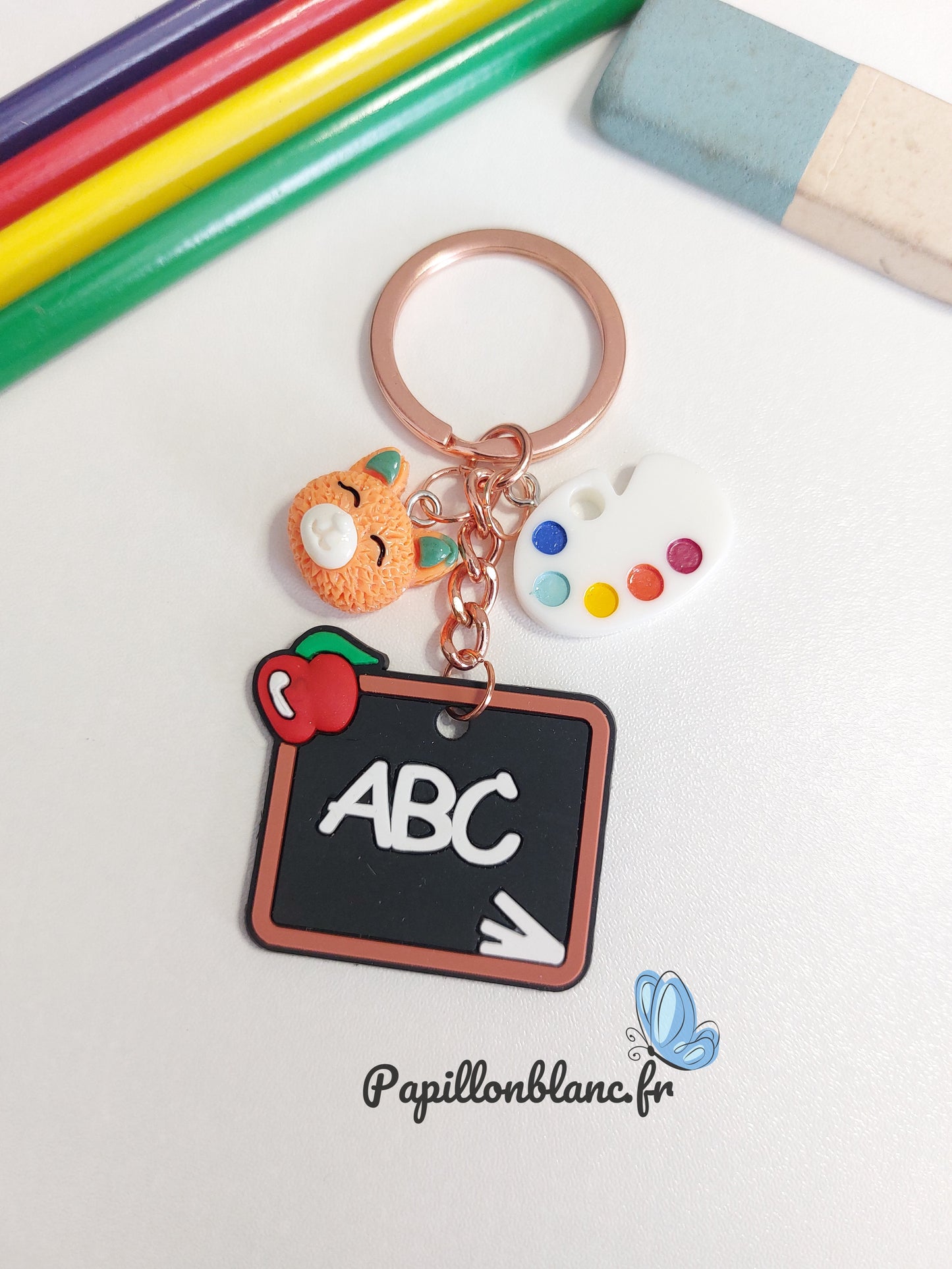 Porte clefs école