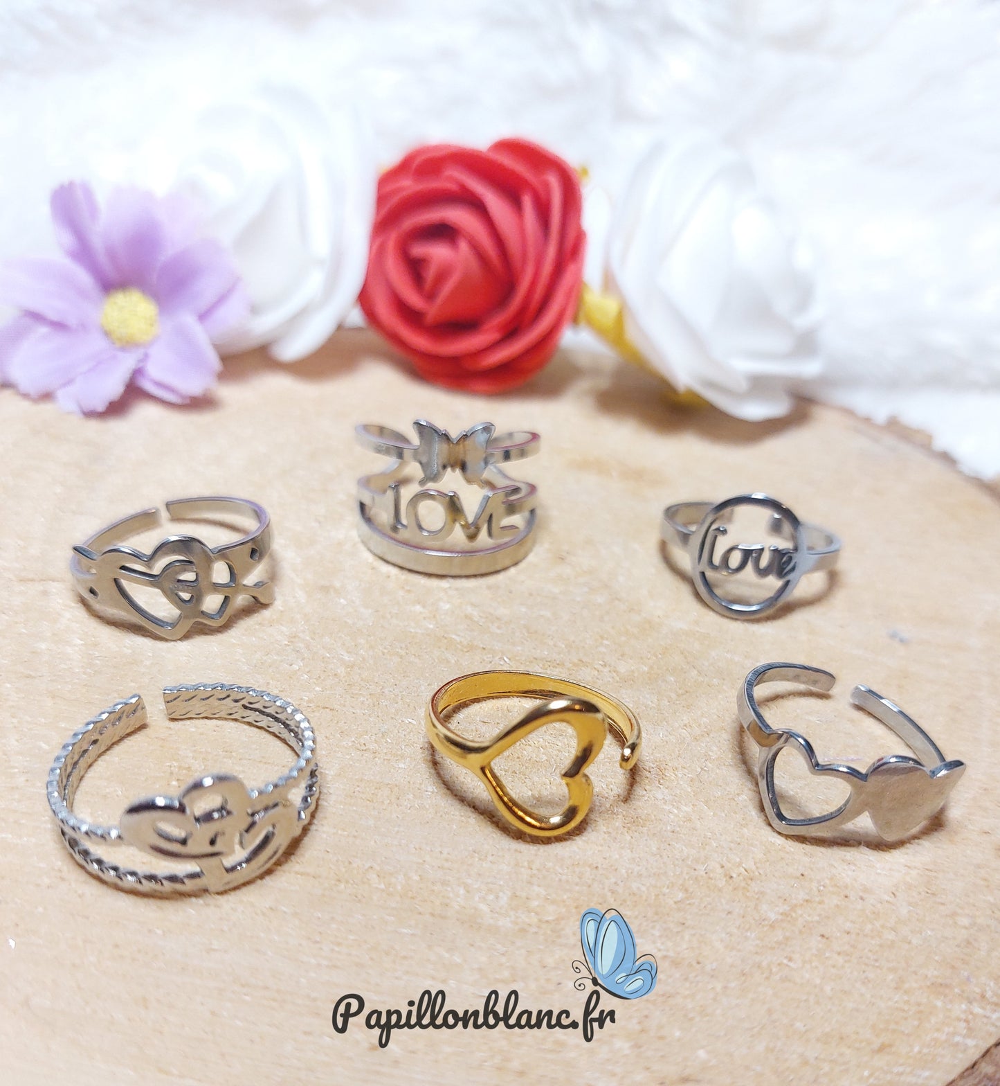 Bagues Coeurs d'Amour