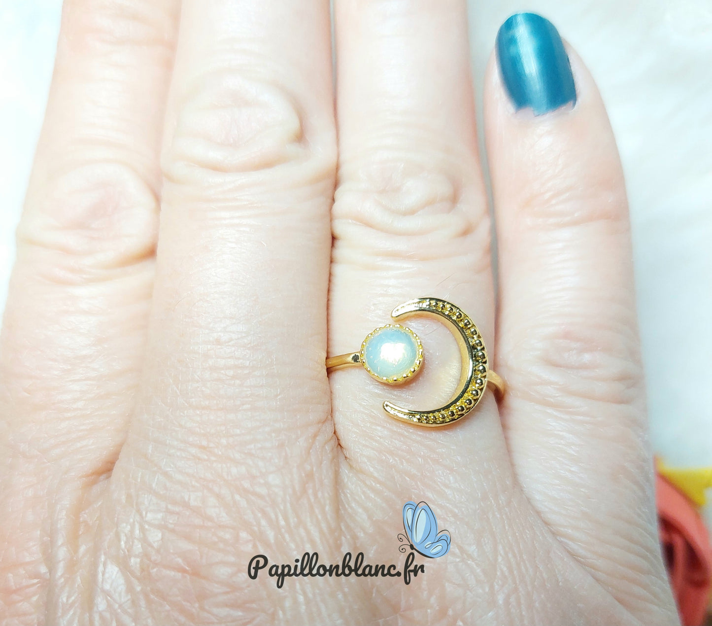 Bague Lune d'Opaline