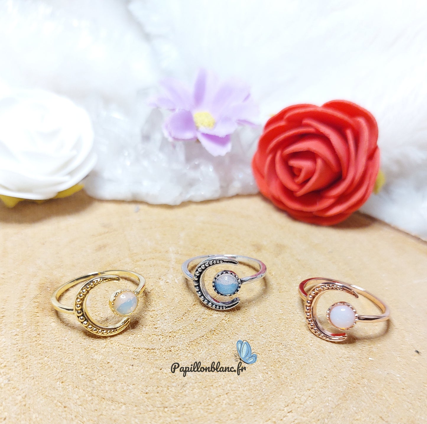 Bague Lune d'Opaline