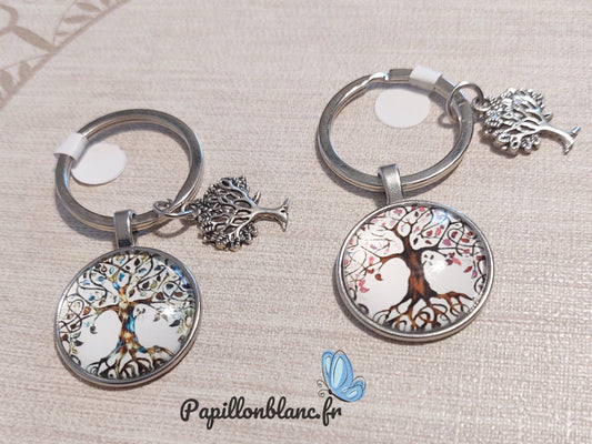 Porte clefs Arbre de Vie coloré