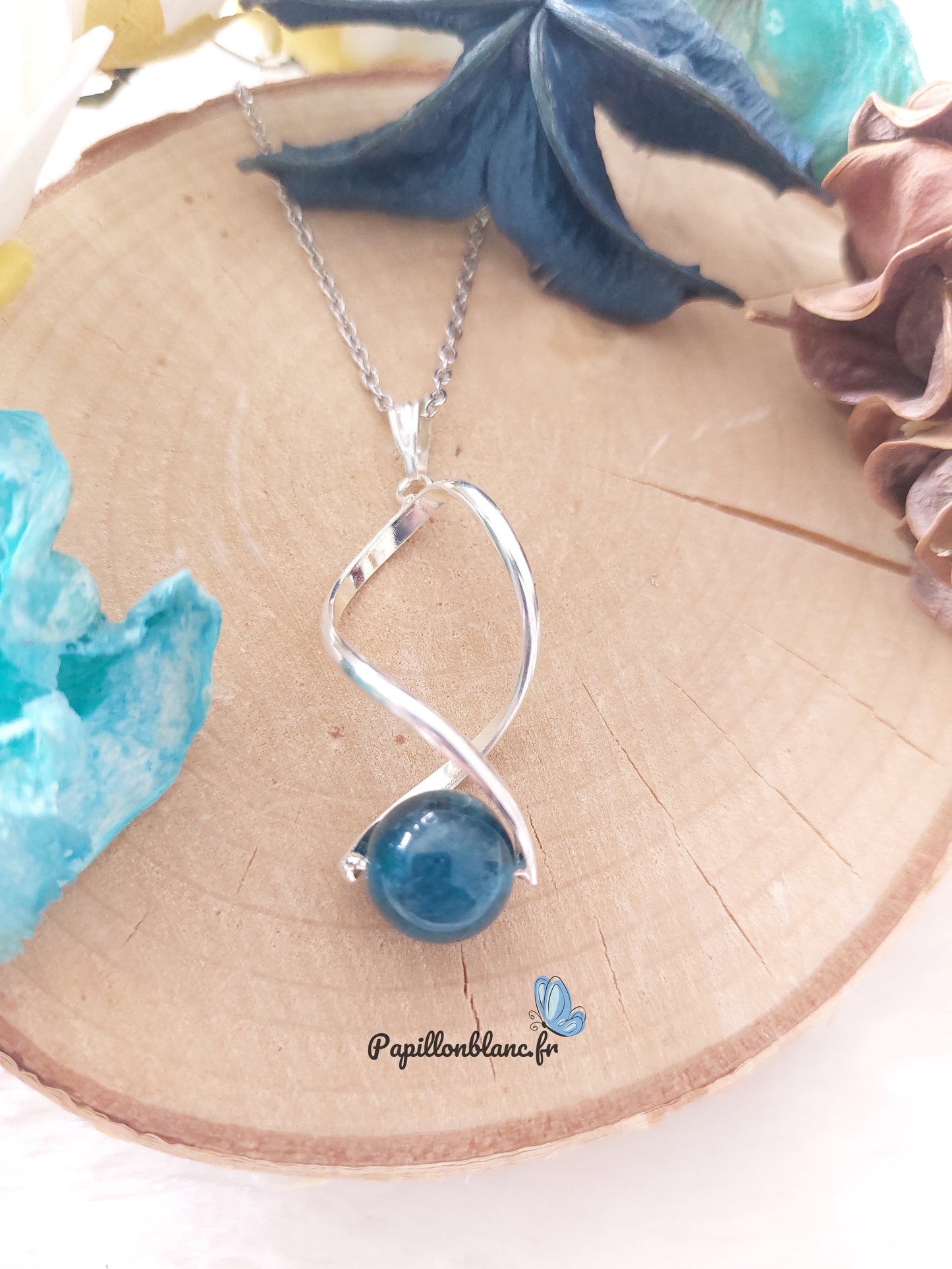 Pendentif Tourbillon d'Apatite