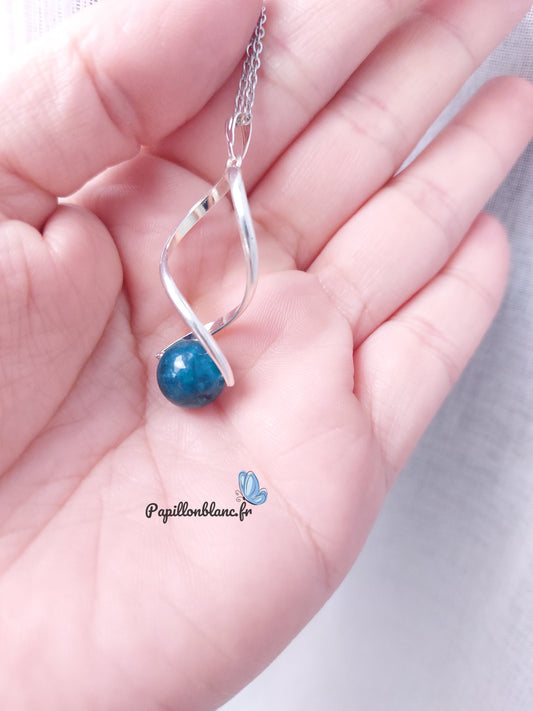 Pendentif Tourbillon d'Apatite