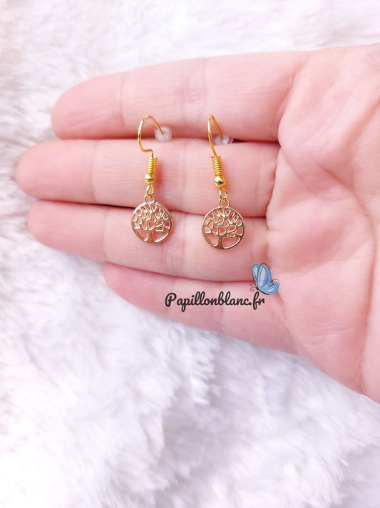 Boucles d'oreilles Arbre de Vie