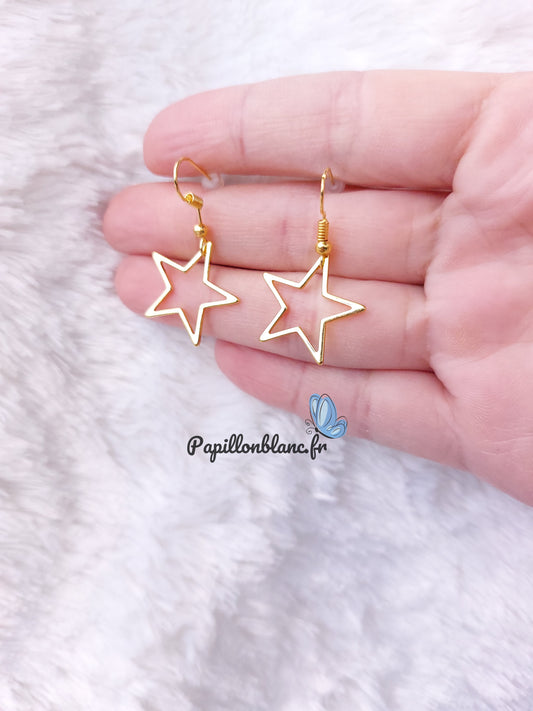 Boucles d'oreilles Etoile Enchantée
