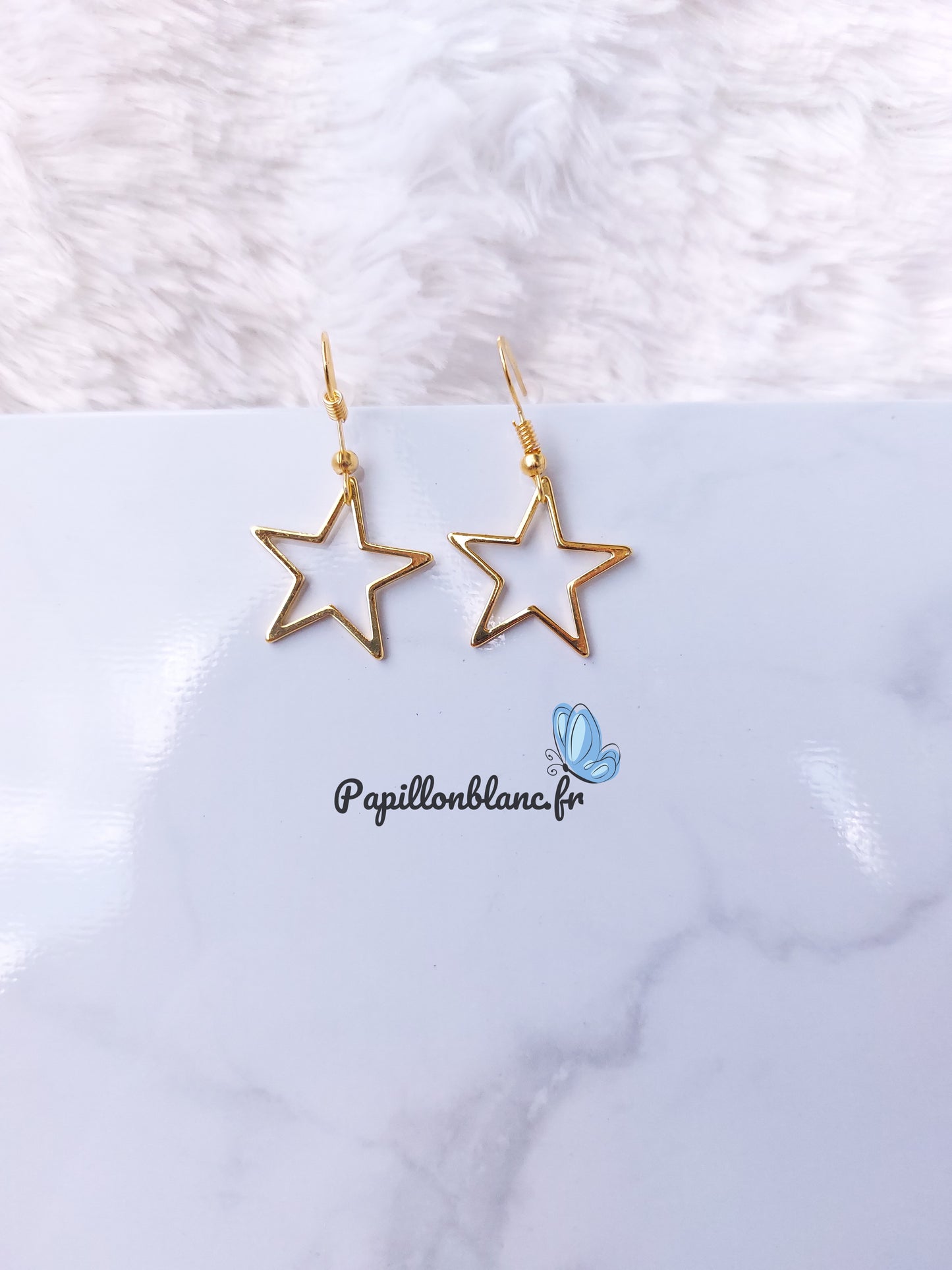 Boucles d'oreilles Etoile Enchantée