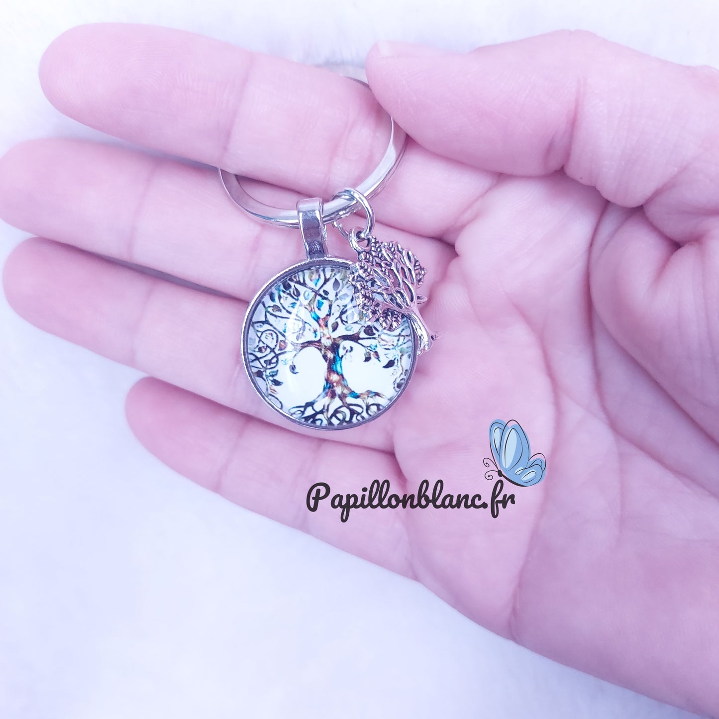 Porte clefs Arbre de Vie coloré