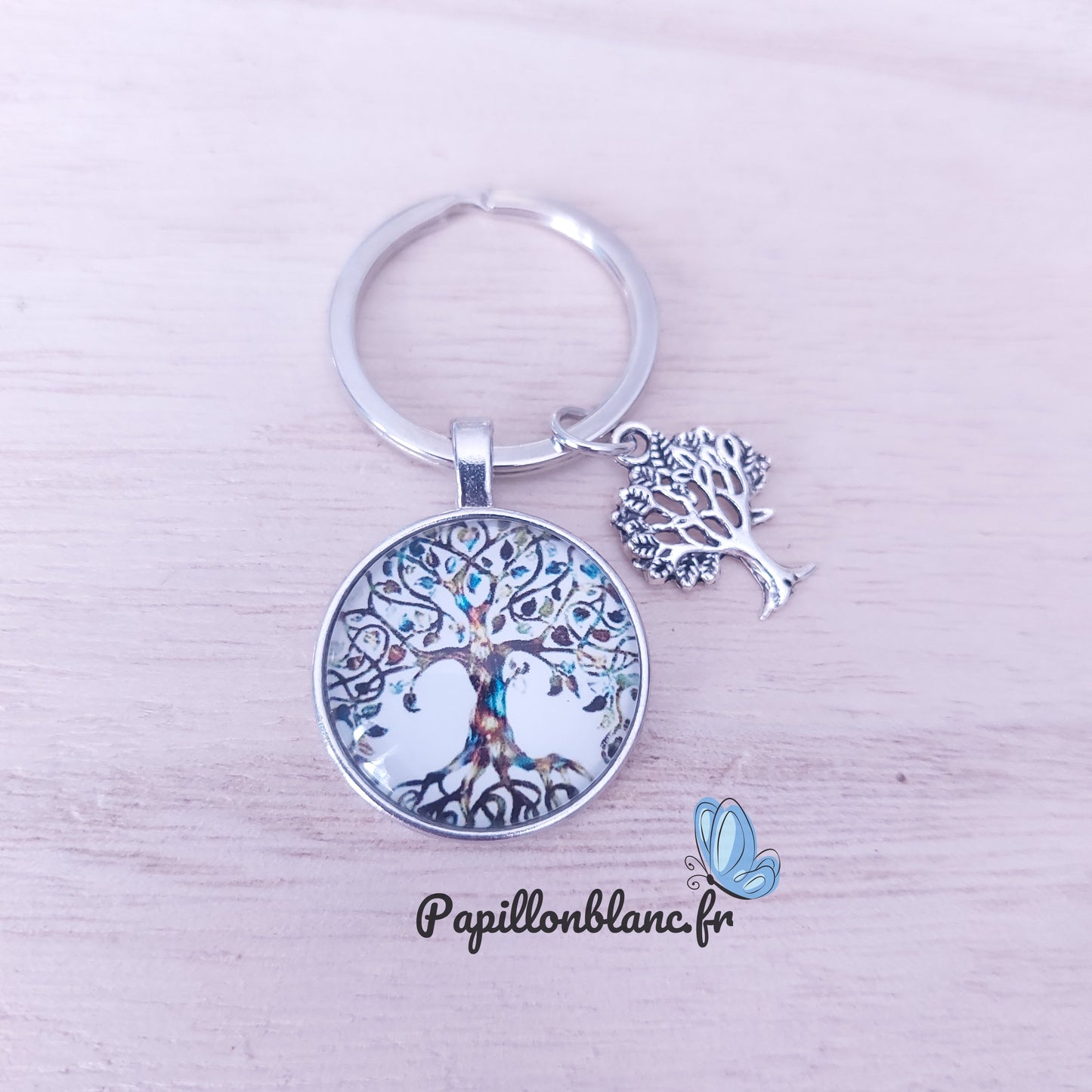 Porte clefs Arbre de Vie coloré