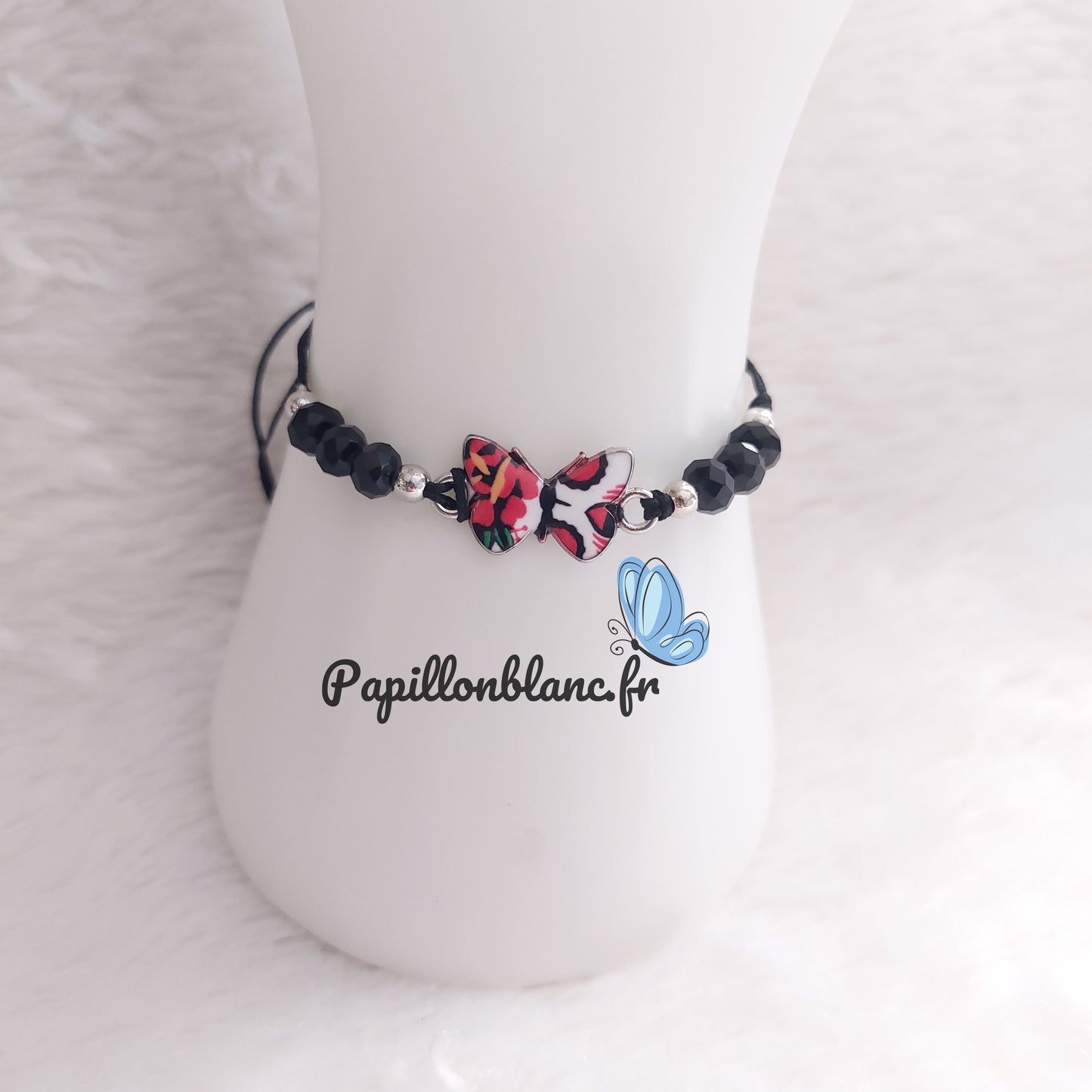 Bracelet Papillon coloré