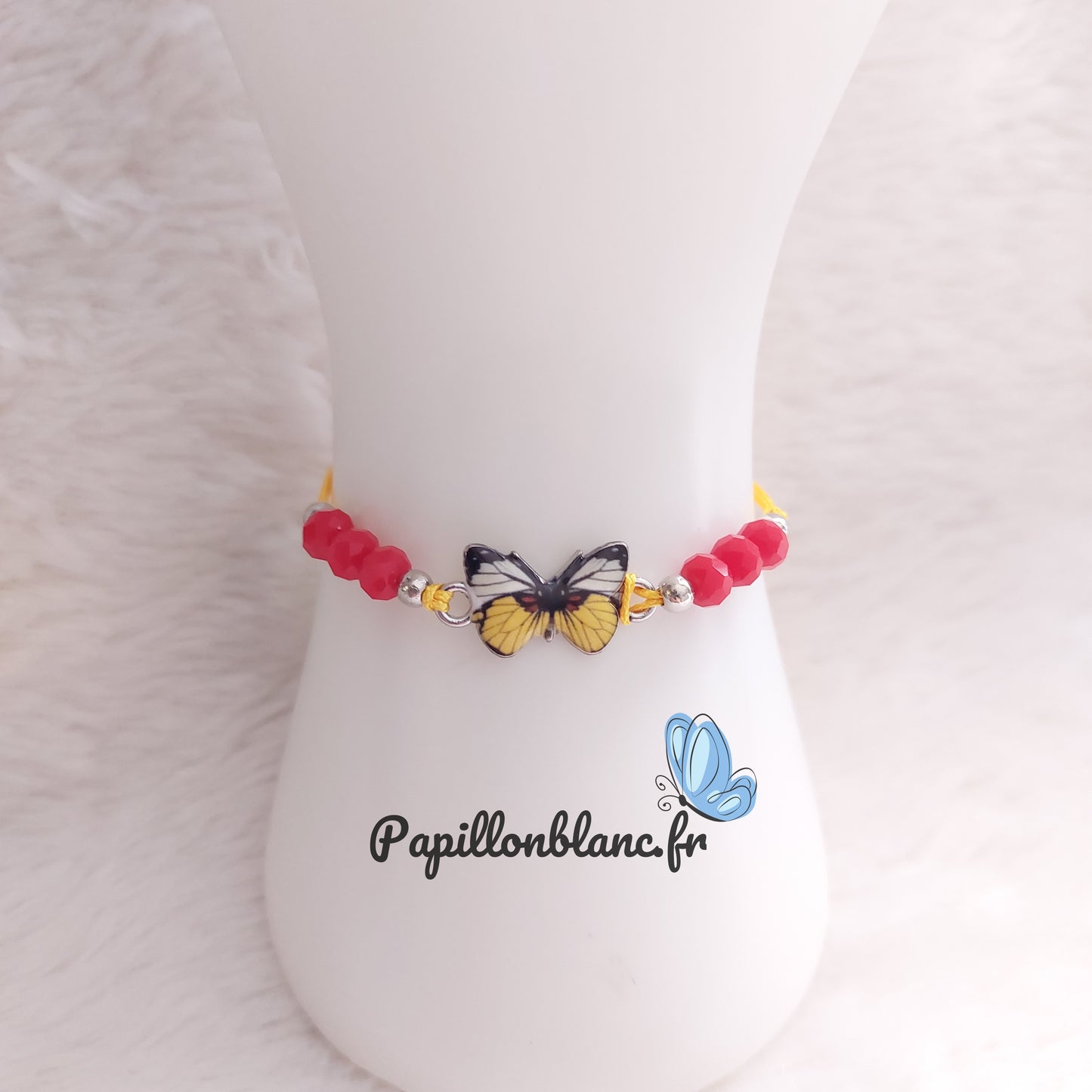 Bracelet Papillon coloré