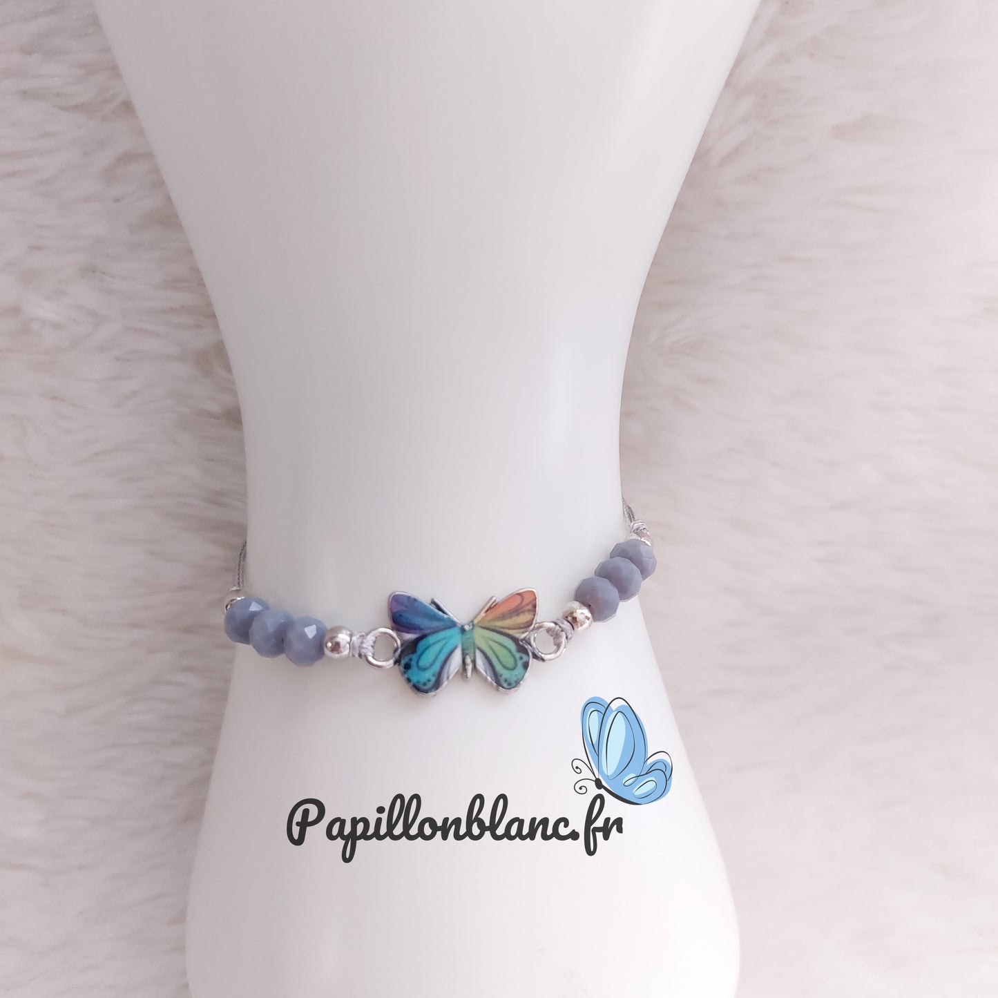 Bracelet Papillon coloré