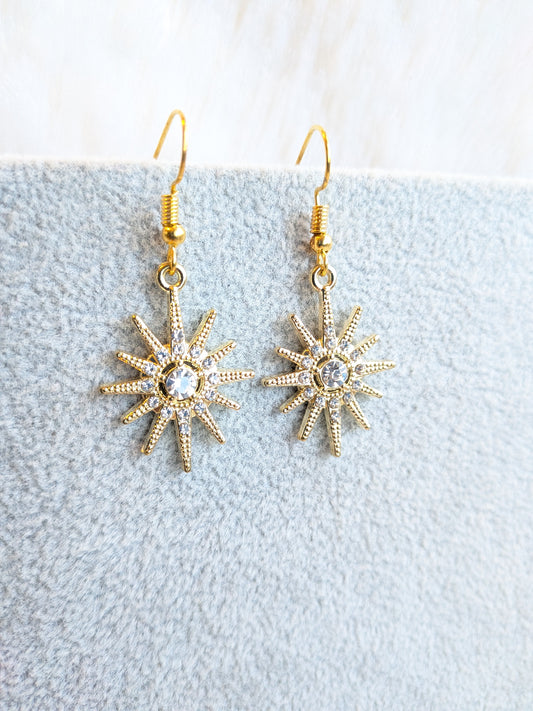 Boucle d'oreilles Etoile brillante