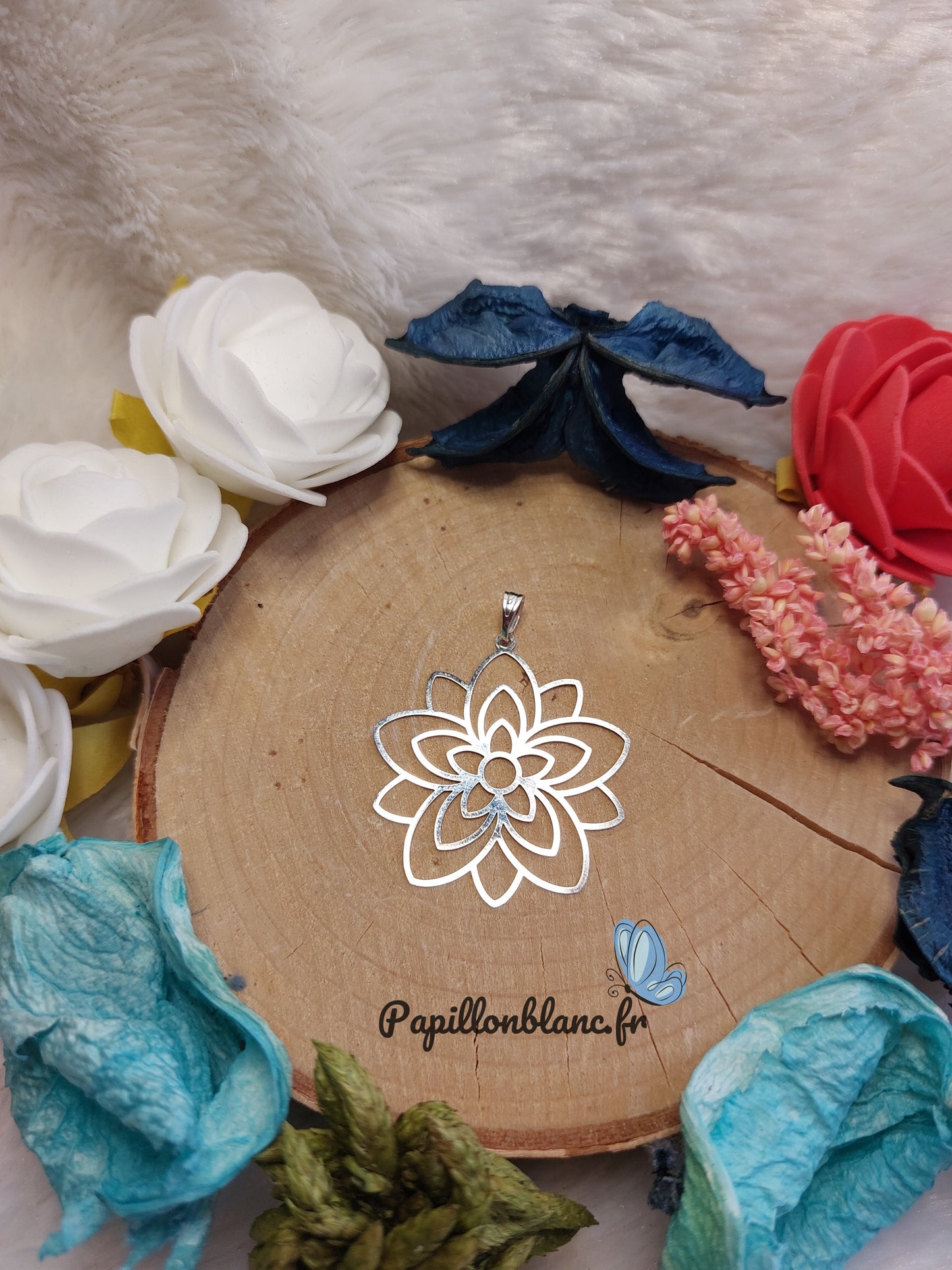 Pendentif Fleur de Lotus