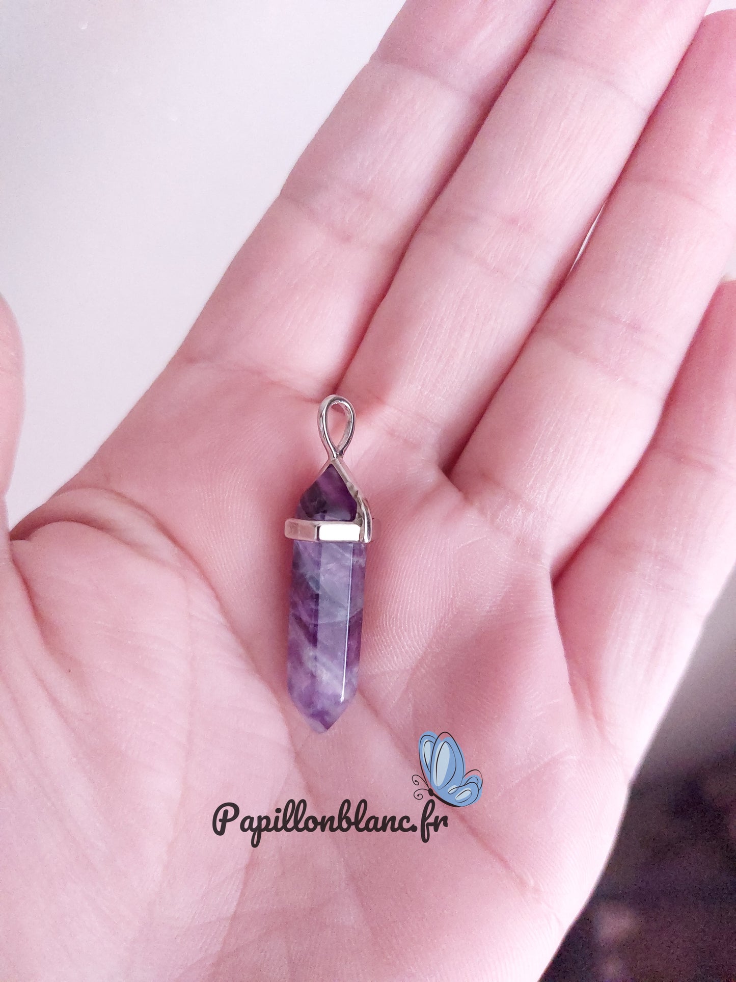 Pendentif Pendule de Fluorite