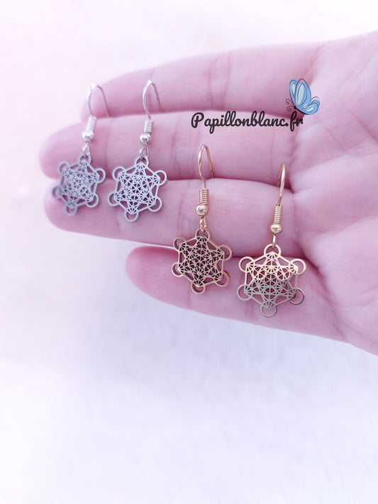 Boucle d'oreilles Métatron