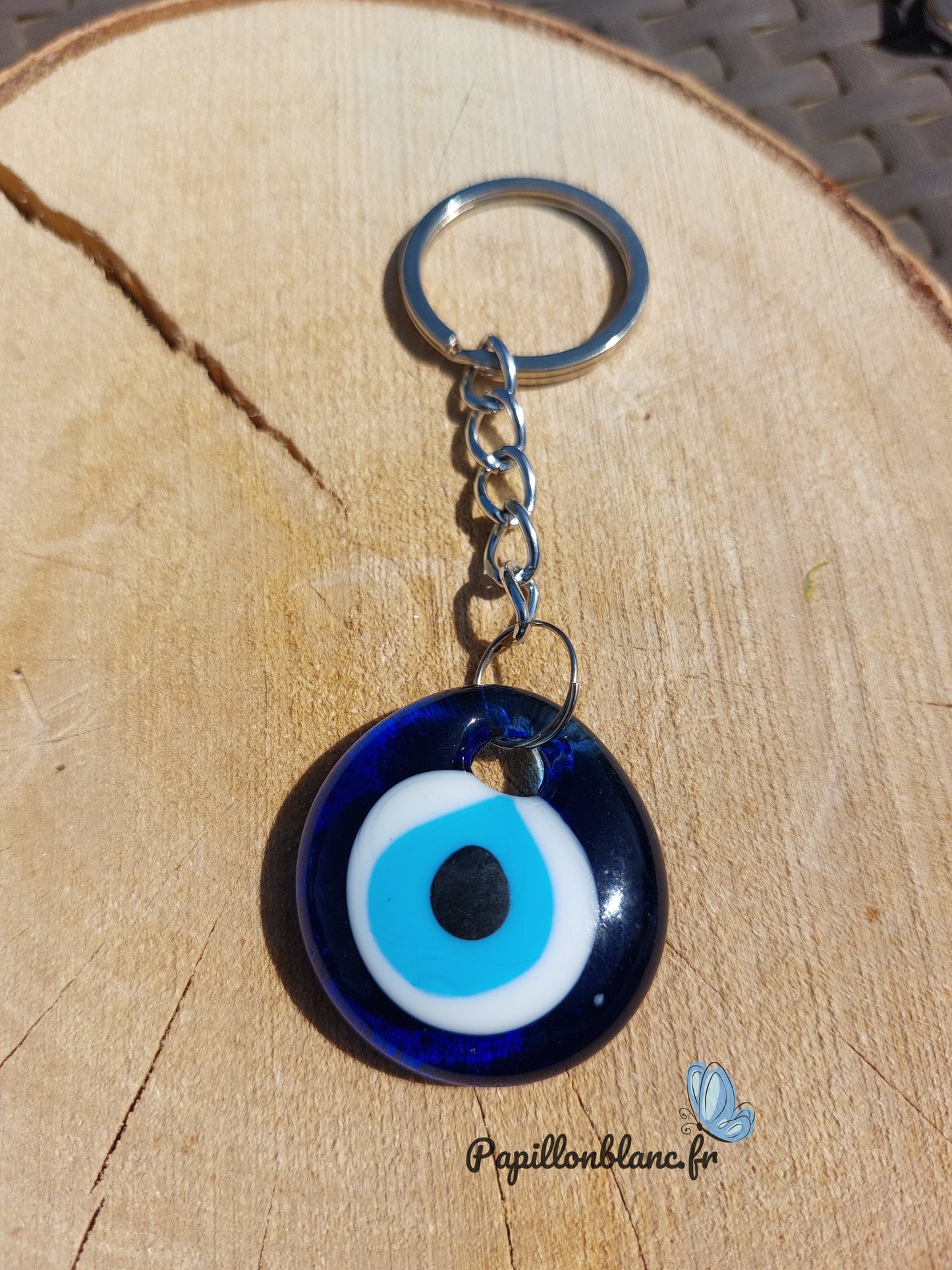 Porte clefs Oeil bleu