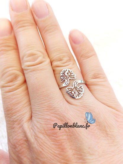 Bague Double Arbre de Vie