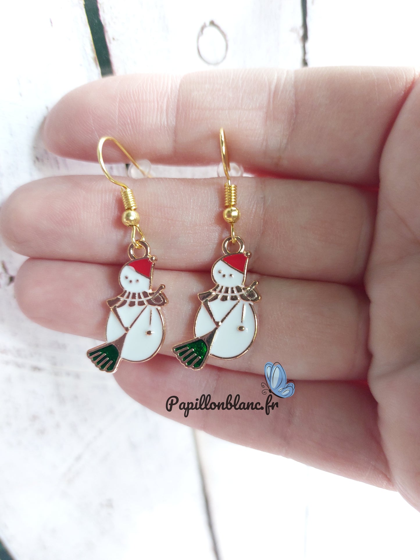 Boucle d'oreilles Noël