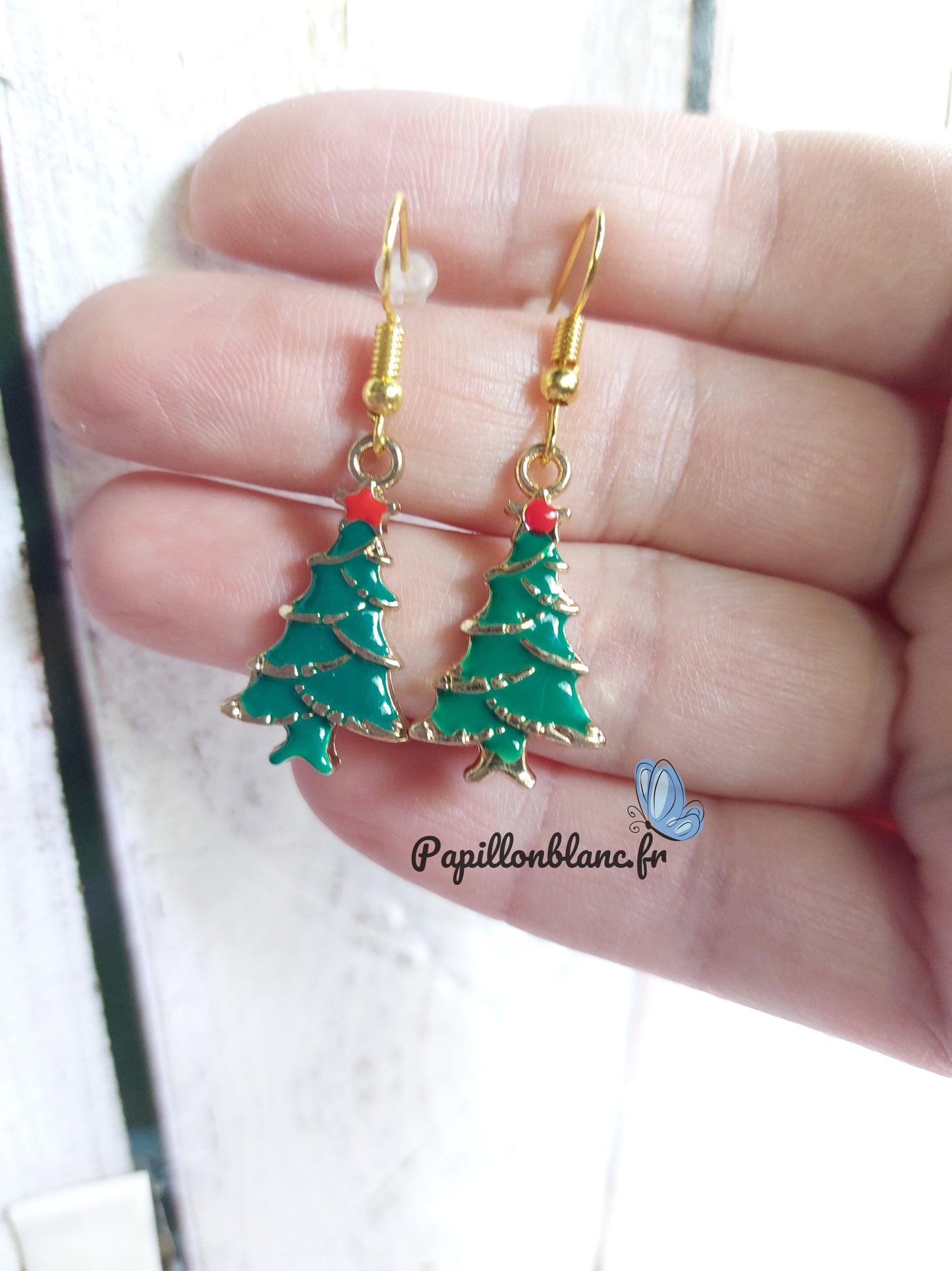 Boucle d'oreilles Noël