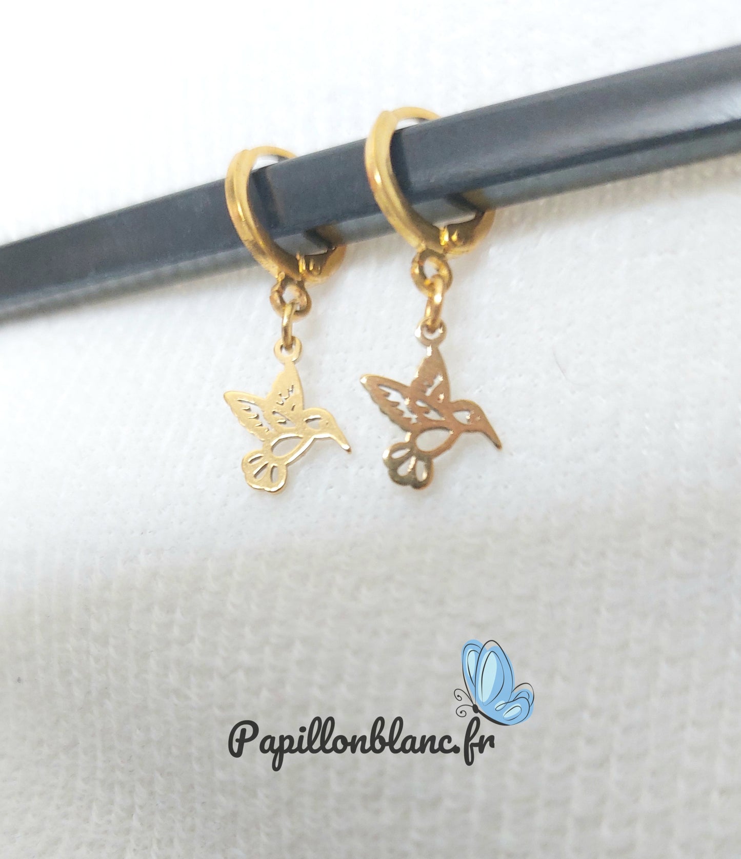 Boucles d'Oreilles Colibri