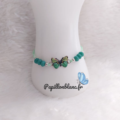 Bracelet Papillon coloré