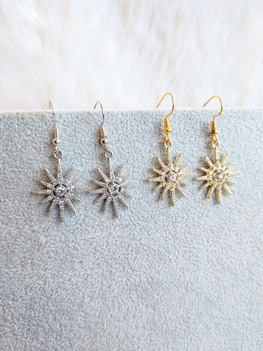 Boucle d'oreilles Etoile brillante