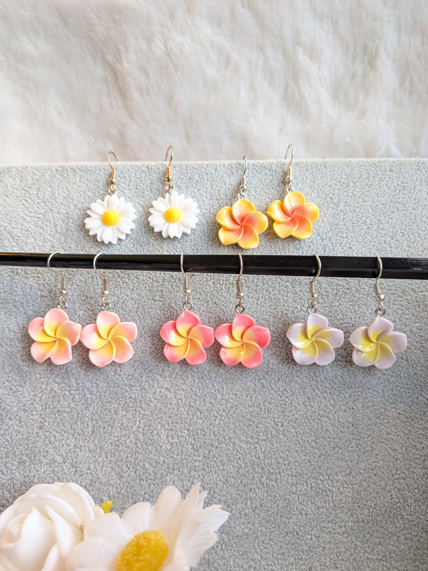 Boucle d'oreilles Fleur
