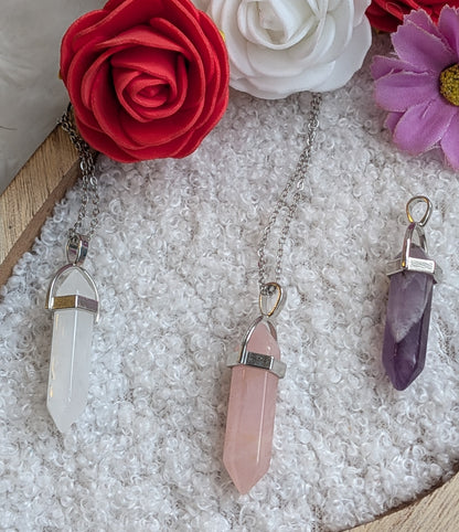 Pendentif guide minéral